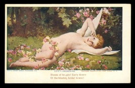 Vintage UDB Postcard Loves Awakening Valentines Day Cherub Eros Taylor P... - £10.12 GBP