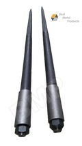 Set of 2 Bale Spikes / Spear / Hay Tines with Nut and Sleeve 43&quot; 0800110-2 - $123.70