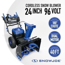 Snow Joe 24&quot;  24V-X4-SB24 96-Volt MAX IONMAX Brushless Cordless Snow Blower - £779.03 GBP