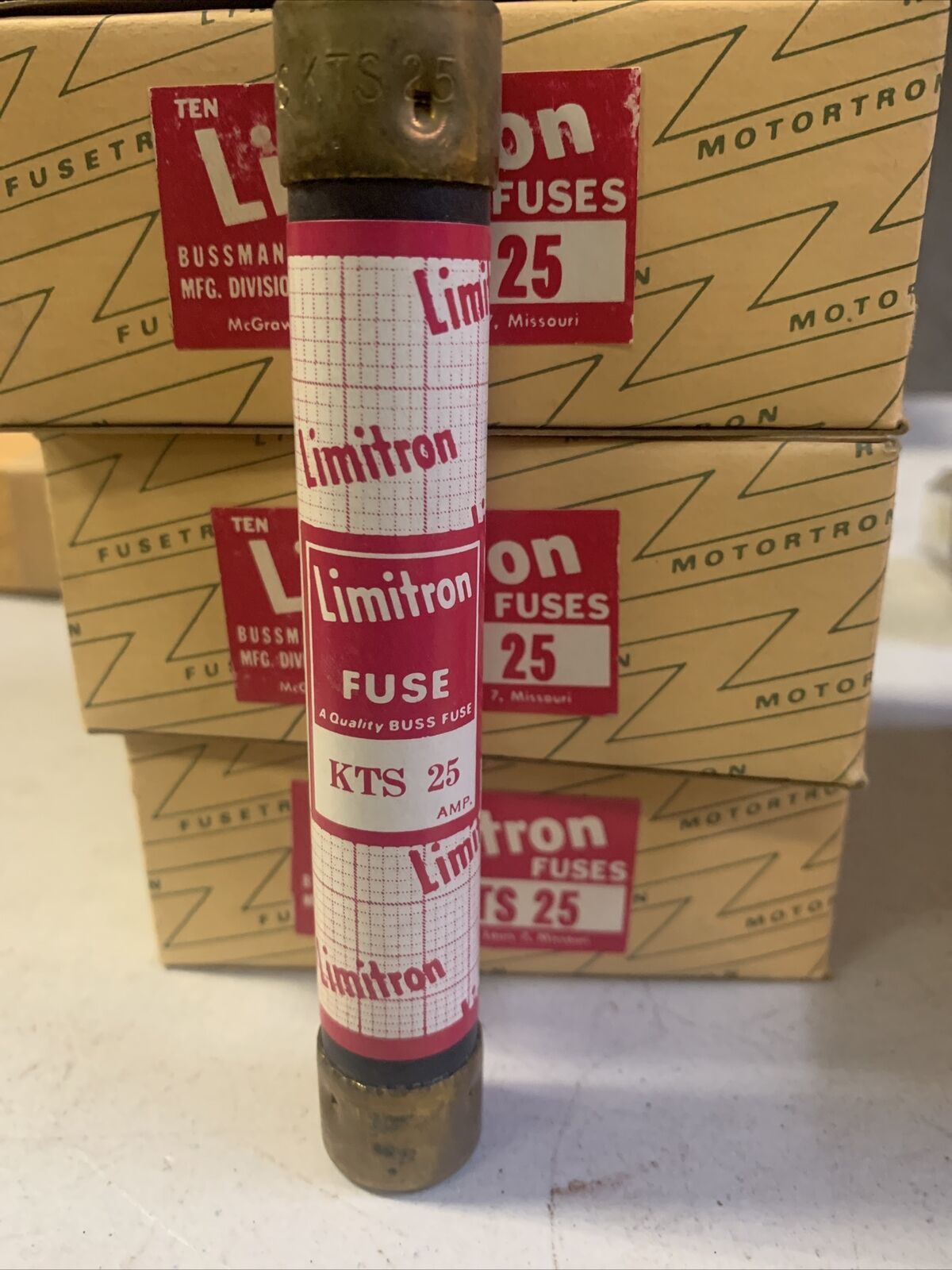 Bussmann Mfg KTS 25 Limitron Fuse 25A 600VAC ~ Lot of 10pc Parts - $21.04