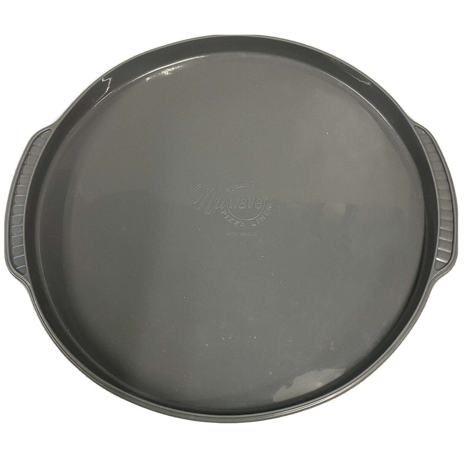 Nuwave Pro Infrared Oven Pizza Silicone Liner Tray Pan Gray 11.5" Genuine - $16.26