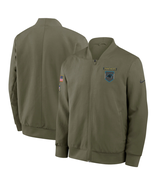 Mens Panthers Salute to Service 2025 Sideline Full-zip Bomber Jacket - O... - €86,29 EUR