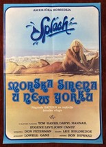 Vintage Movie Poster Splash 1984 Ron Howard Tom Hanks Daryl Hannah - £40.03 GBP