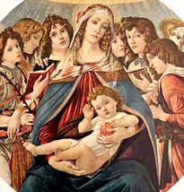 Madonna Of The Pomegranate Sandro Botticelli 1958 Lithograph Print LGADBott - £23.97 GBP