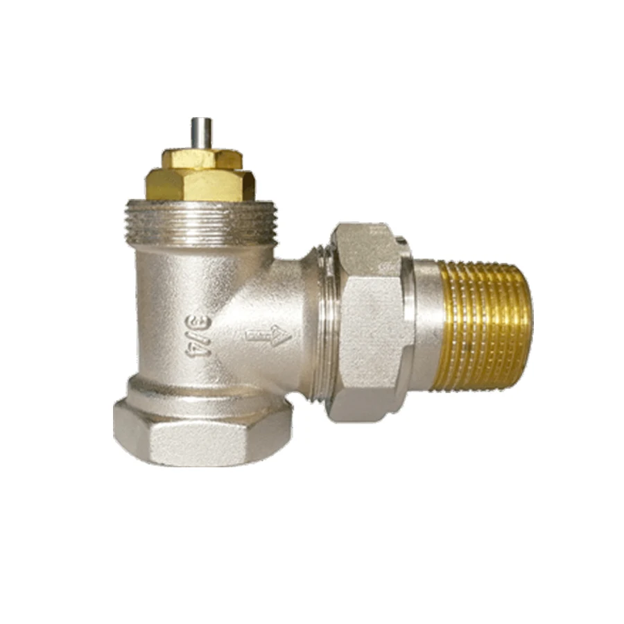 House Home Thermostatic radiator metal angel valve M30*1.5mm DN15 DN20 1/2 inch  - £35.09 GBP