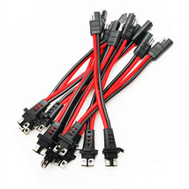 10X Power Cable Connector Tail Circuit Buttcock Cord For Gm338 Cm200 Gm300 - £43.95 GBP