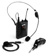 GMU HSL100 Professional Wireless Headset Lavalier Rechargeable Battery P... - £106.05 GBP