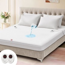 Bwarm Waterproof Heated Mattress Pad, Etl Certified Bed Warmer With, Whi... - $1,658.41 MXN