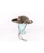 NOS Vintage 90s Streetwear Camouflage Bucket Boonie Hat Cap Cotton Size ... - $912.21 MXN