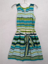 Banana Republic Womens Dress Stripe Sleeveless Cool Print Size 2 Polyest... - $16.68