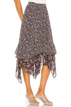 Free People Zuma Drippy Ruffle Floral Skirt ( 2 ) - £101.21 GBP