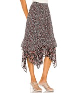 Free People Zuma Drippy Ruffle Floral Skirt ( 2 ) - $180.57 CAD