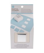 Martha Stewart Crafts Scalloped Dot Square Punch All Over the Page - £19.65 GBP
