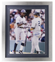 Derek Jeter Alfonso Soriano Signed Framed New York Yankees 16x20 Photo PSA LOA - £762.00 GBP