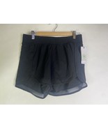 Gaiam Black Woven Shorts With Mesh Lined Activewear Womens Size S - $22.40