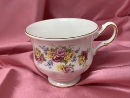 Royal Vale 8587 Bone China CUP ONLY Pink &amp; Yellow Roses (INV#22-528) - £9.67 GBP
