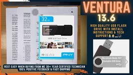 Macintosh Ventura Bootable USB Flash Drive 32GB 15+ Page Guide And Tech ... - £23.50 GBP