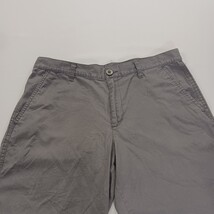 Columbia XM4598 Men's Gray Cotton Flat Front Shorts Size 34 (34W×10L) image 13