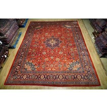10x14 Authentic Hand Knotted Semi-Antique Wool Rug Red B-74668 * - £2,981.76 GBP