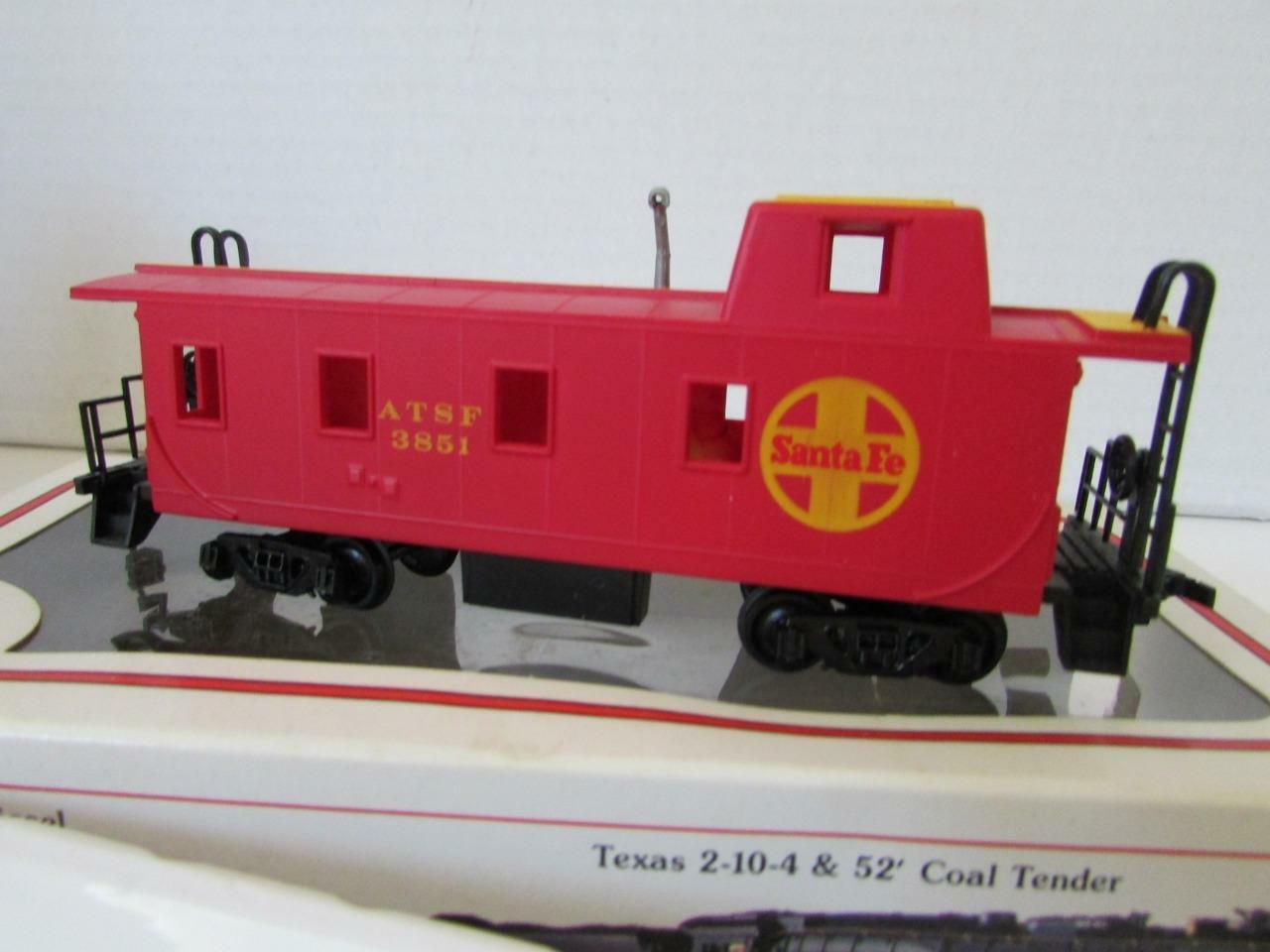 HO BACHMANN 3851 AT &amp; SF SANTA FE CABOOSE RED WITH BOX  L243 - $3.51