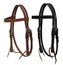 Showman MINI/SMALL PONY Leather Browband Headstall w/ Reins - £30.40 GBP+