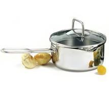 Norpro Krona S/S Vented Sauce Pan with Straining Lid 1.5qt - £58.33 GBP