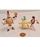 Disney Aladdin Action Figure Lot Parade Leader Genie, Aladdin &amp; the Sult... - $234.61 MXN