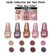 LA Colors Nude Collection No UV light Gel Nail Polish Neutral Color &quot;Pic... - $4.98