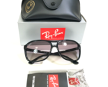 Ray-Ban Sunglasses RB4128 CATS 4000 601/32 Polished Black Gray Gradient ... - $69.29