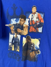 Vintage Star Wars T Shirt Promo Tee Lucasfilm Short Sleeve Blue Men’s Large - £31.35 GBP
