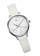 Women Watch Leather Band Simple Dial Watch for Women - £58.54 GBP
