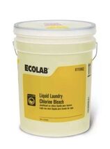 Ecolab 6115982 Liquid Laundry Chlorine Detergent. 5 Gallon - $152.46