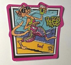 Dutch Bros Sticker April 2023 Cheetah on the Beach Retro - £3.87 GBP