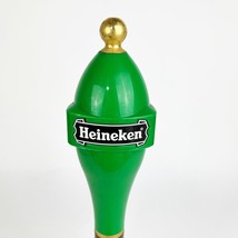 Heineken Draft Beer Tap Handle Red Star Green 11.5” Vintage - £27.69 GBP