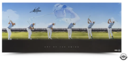 Collin Morikawa Autographed &quot;Art of the Swing&quot; 36&quot; x 15&#39; Photograph UDA - £499.99 GBP