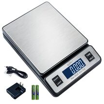 Heavy-Duty Stainless Steel Postal Scale - 90 lb Capacity for Home &amp; Office - $52.42