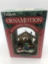 Santa&#39;s Bakery Noma Motion Rotating Christmas Ornaments Solar Light Vintage NEW - £13.96 GBP