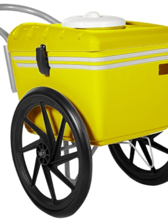 COMPACT MOBILE CART FROZEN PRODUCT PUSH CART BEVERAGES COOLER  POPSICLES... - $2,520.00