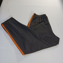 Nike Dri-Fit Running Athletic Joggers Drawstring Ankle Zip Gray/Orange M... - €19,48 EUR