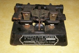 Vtg Griswold Film Splicer Jr Model 8 16mm Motion Picture Neumade New York Ny Old - £24.15 GBP