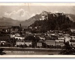 RPPC Hohensalzburg and Nonnberg Salzburg Austria Postcard U26 - $4.90