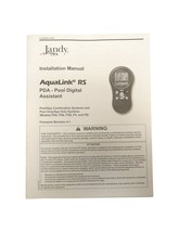 Jandy Aqualink RS PDA Pool Digital Assistant Installation Manual - £15.96 GBP
