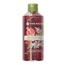 Yves Rocher Pomegranate Pink Berries Energizing Bath &amp; Shower Gel - 13.5... - $20.99