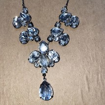 Chrystal Flower Y Necklace New Premier designs New Old Stock - £13.98 GBP