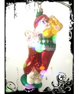 NEW! Rare Authentic Christopher Radko SANTA Plays GOLF Hand Blown Glass ... - $165.51 CAD