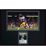 Jerricho Cotchery Signed Framed Rookie Card &amp; 2011 Playoff Photo Display... - £50.59 GBP