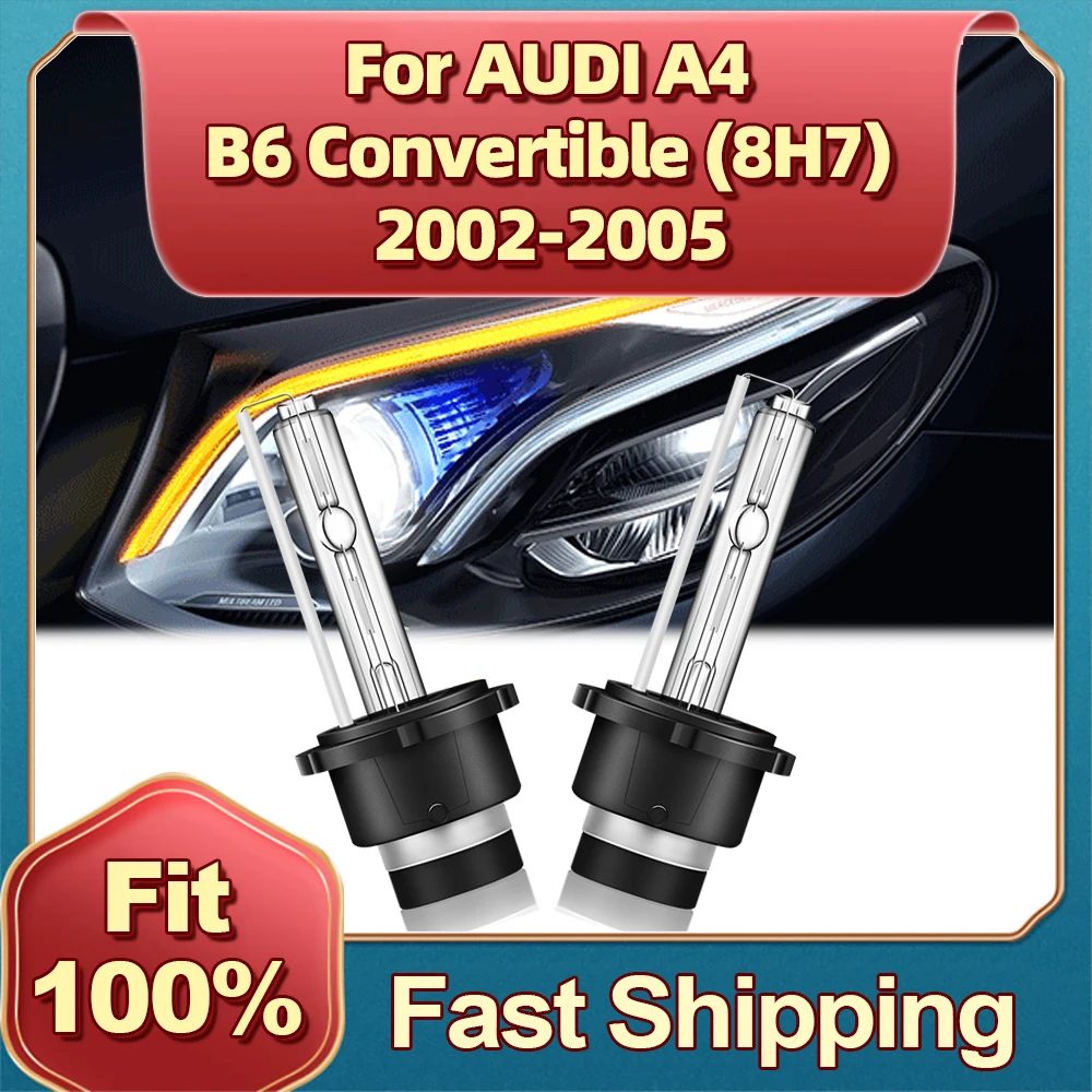 35W HID Bulb Xenon Headlight D2S Light 6000K Perfect Match For AUDI A4 B6 - £30.95 GBP