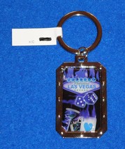 **BRAND NEW** OUTSTANDING LAS VEGAS SIGN KEYCHAIN BLACKJACK CARDS DICE W... - $5.99