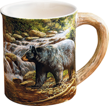 Wild Wings Sculpted Mug Shadow of the Forest Bear - $69.99