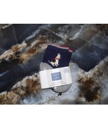 JANIE AND JACK NAVY BLUE SOCKS W/GERMAN SHEPARD SIZE 0/3 MONTHS NEW - $13.03 CAD